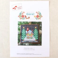Santa Has Come (I) Cross Stitch Pattern -Olympus Handmade Store gera Kyoko Maruoka japanese cross stitch pattern 37