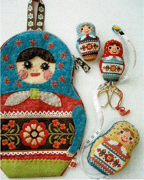 Matryoshka Needlework Set Cross Stitch Pattern 7 Matryoshka Needlework Set Cross Stitch Pattern - Image 5