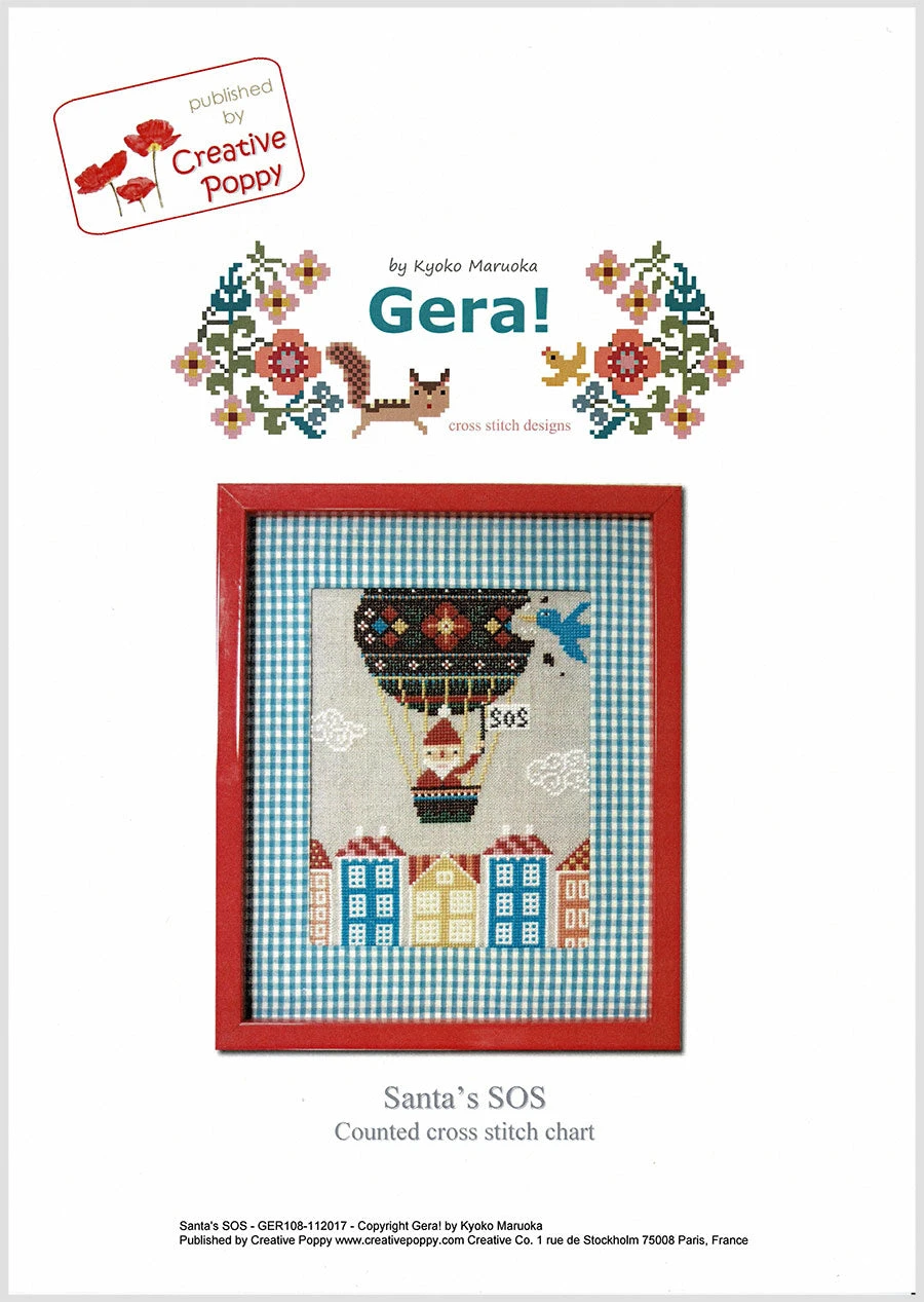 Santa's SOS Cross Stitch Pattern 4 Santa's SOS Cross Stitch Pattern - Image 2