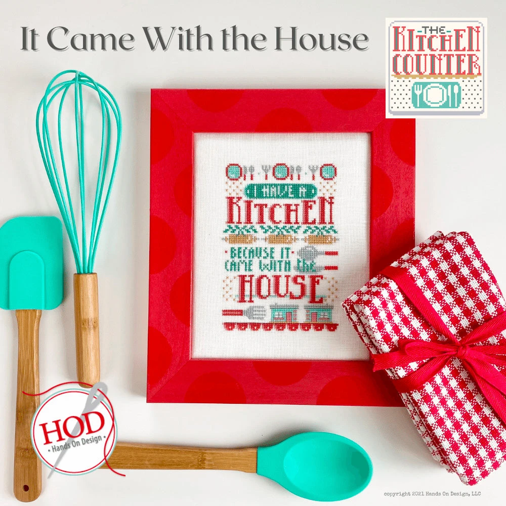 Kitchen Counter Cross Stitch Pattern - It Came With The House 4 Kitchen Counter Cross Stitch Pattern - It Came With The House - Image 2