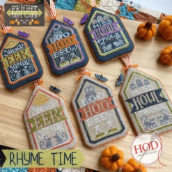 Fright This Way Cross Stitch Ornament Pattern - Rhyme Time -Olympus Handmade Store hands on design cross stitch pattern fright rhyme time 03