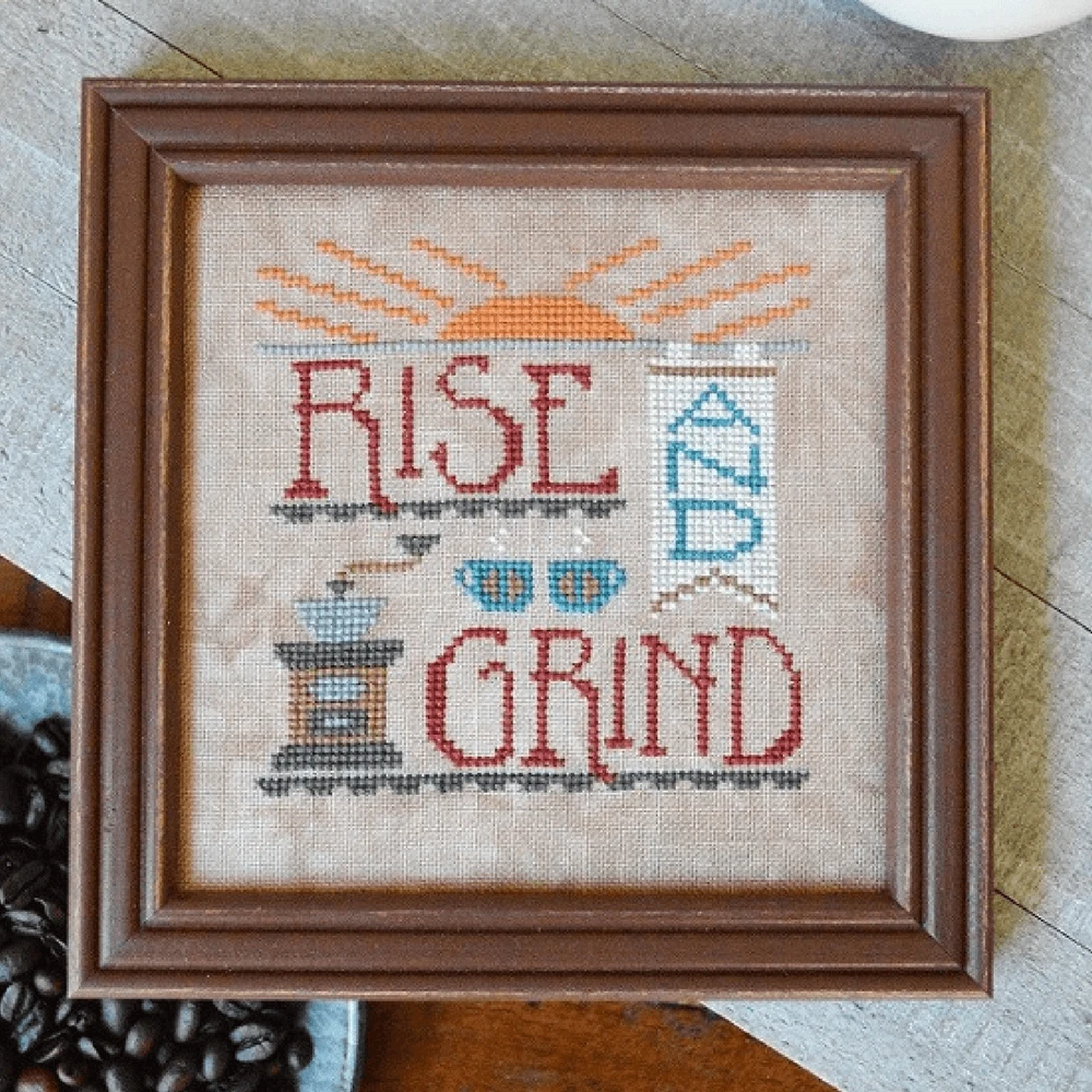 Rise And Grind Cross Stitch Pattern 3 Rise And Grind Cross Stitch Pattern