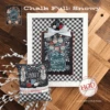 Chalkboard Cross Stitch Pattern - Snowy Chalk Full -Olympus Handmade Store hands on design cross stitch pattern snowy chalk full 0