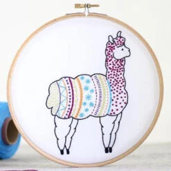 Alpaca Contemporary Hand Embroidery Kit
