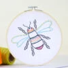 Bee Contemporary Hand Embroidery Kit -Olympus Handmade Store hawthorn handmade contemporary hand embroidery kit bee