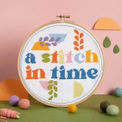 A Stitch In Time Cross Stitch Kit -Olympus Handmade Store hawthorn handmade cross stitch kit stitch in time 03