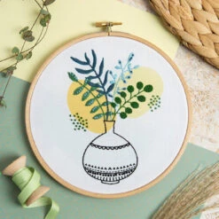 Green Fingers Hand Embroidery Kit