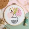 Meadow Stroll Hand Embroidery Kit -Olympus Handmade Store hawthorn handmade embroidery kit meadow stroll 01