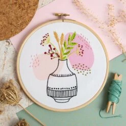 Meadow Stroll Hand Embroidery Kit