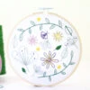 Wildflower Meadow Hand Embroidery Kit 1 Wildflower Meadow Hand Embroidery Kit -Olympus Handmade Store hawthorn handmade hand embroidery kit wildflower meadow 01