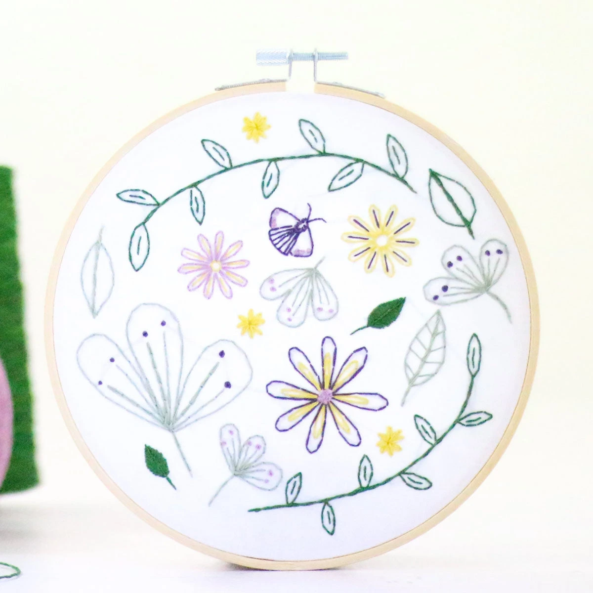 Wildflower Meadow Hand Embroidery Kit 3 Wildflower Meadow Hand Embroidery Kit