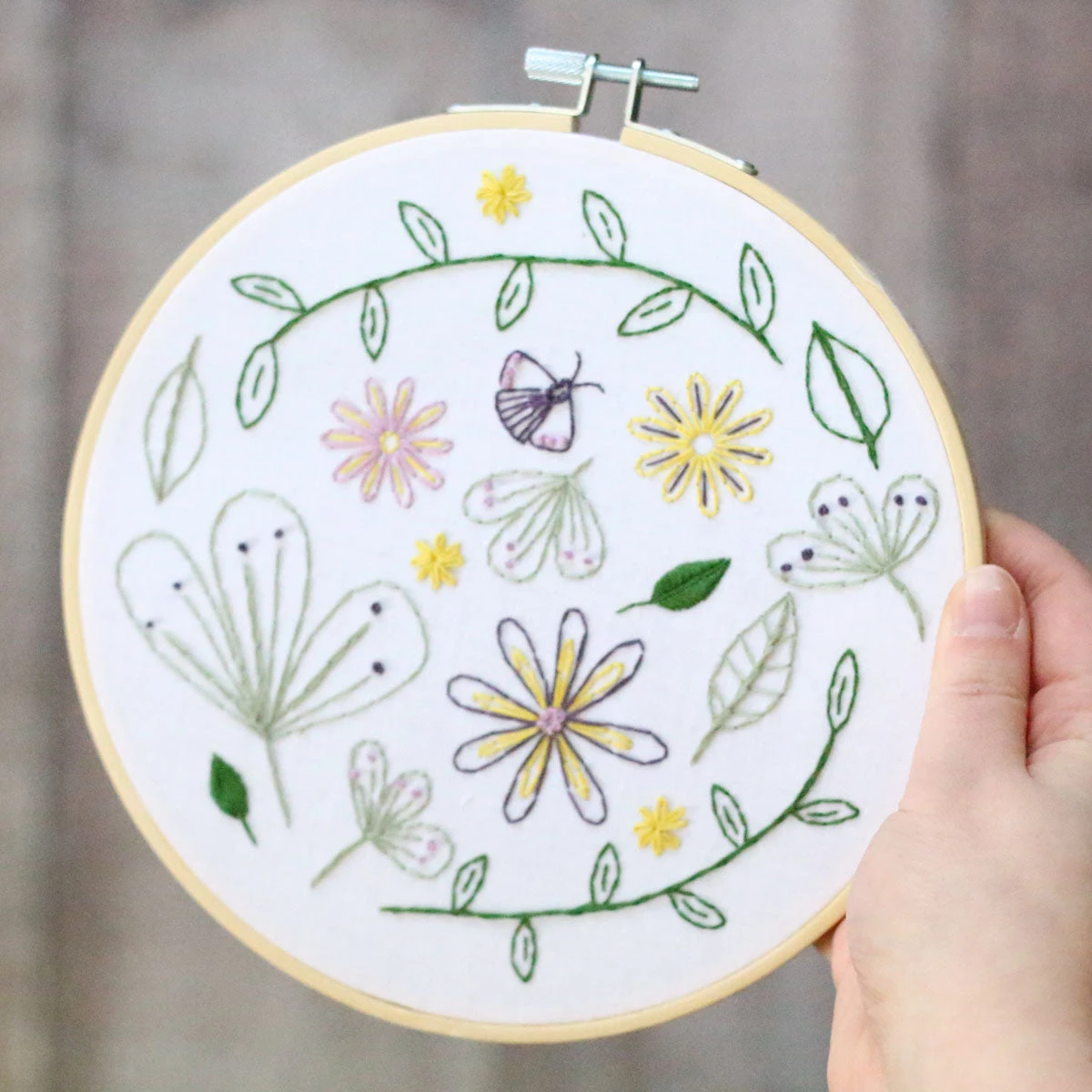 Wildflower Meadow Hand Embroidery Kit 5 Wildflower Meadow Hand Embroidery Kit - Image 3