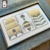 Bumblebee Etchings Cross Stitch Pattern 1 Bumblebee Etchings Cross Stitch Pattern -Olympus Handmade Store heart in hand bumblebee etching 01