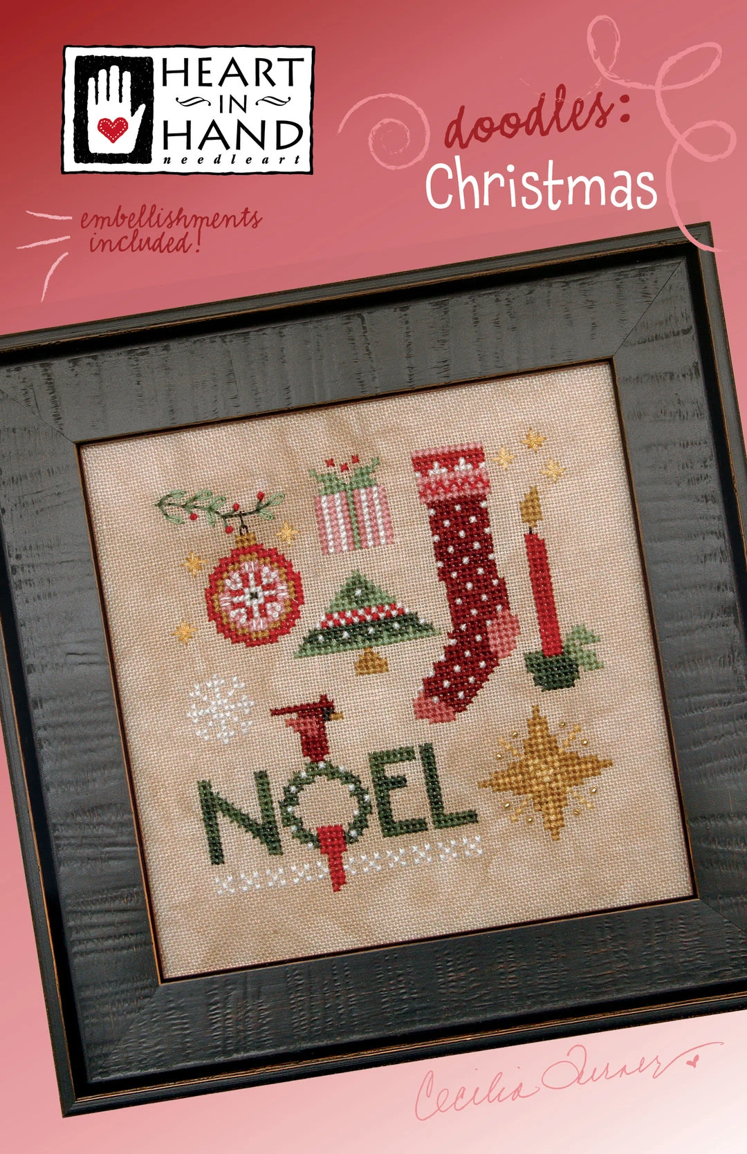 Christmas Doodles Cross Stitch Pattern 4 Christmas Doodles Cross Stitch Pattern - Image 2