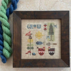 Summer Doodles Cross Stitch Pattern