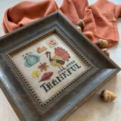 Thanksgiving Doodles Cross Stitch Pattern