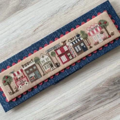 Tiny Town Cross Stitch Pattern - Any Town