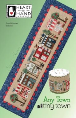 Tiny Town Cross Stitch Pattern - Any Town 11 Tiny Town Cross Stitch Pattern - Any Town -Olympus Handmade Store heart in hand cross stitch tiny town any 05