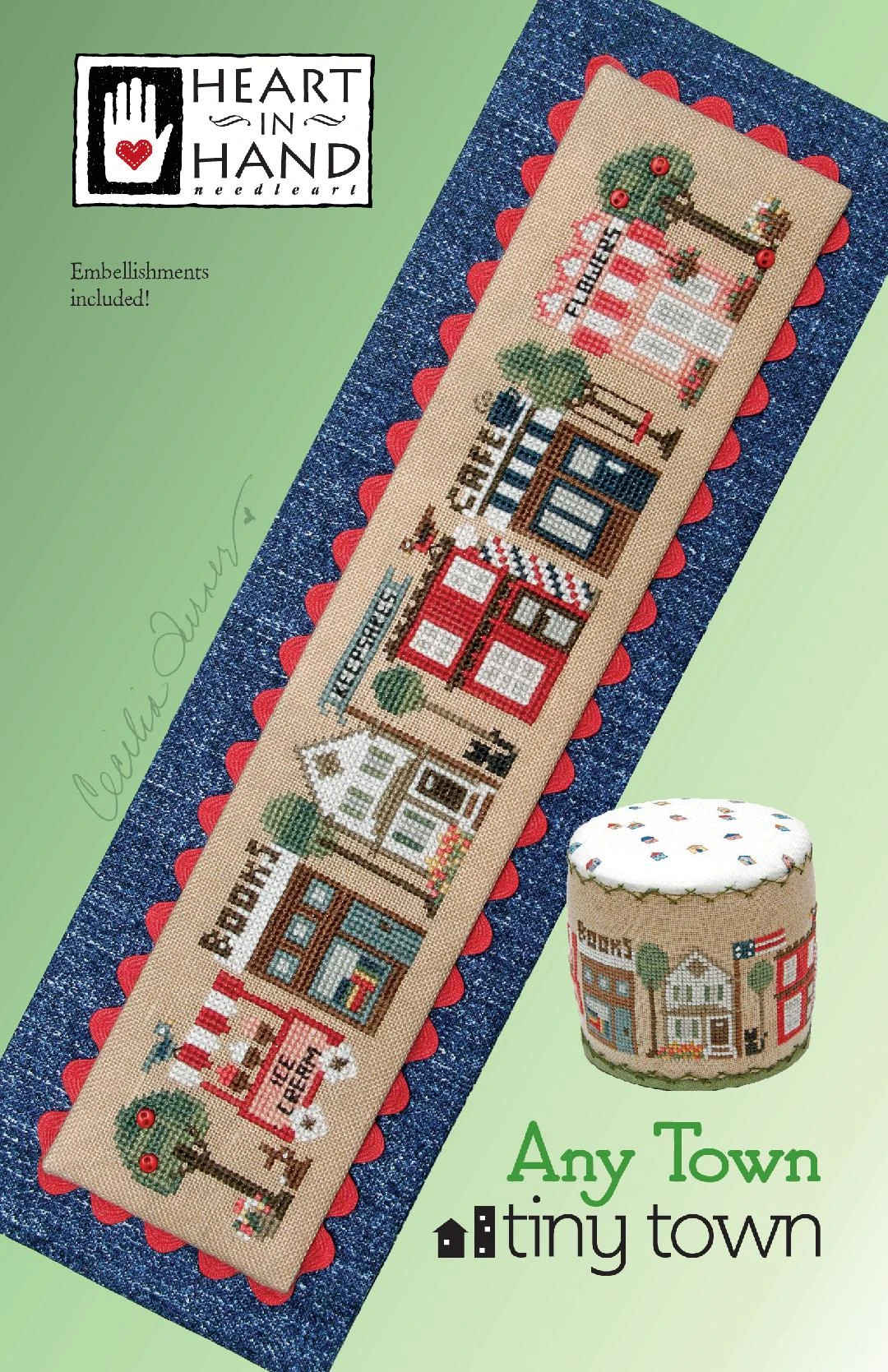 Tiny Town Cross Stitch Pattern - Any Town 7 Tiny Town Cross Stitch Pattern - Any Town - Image 5