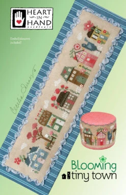 Tiny Town Cross Stitch Pattern - Blooming -Olympus Handmade Store heart in hand cross stitch tiny town blooming 03