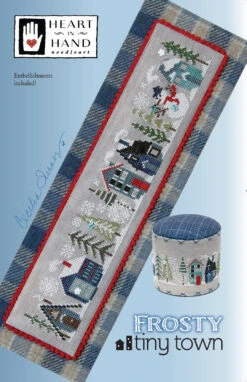 Tiny Town Cross Stitch Pattern - Frosty -Olympus Handmade Store heart in hand cross stitch tiny town frosty 04