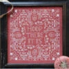 Hoop There It Is Cross Stitch Pattern -Olympus Handmade Store heartstring samplery cross stitch pattern hoop there it is 01