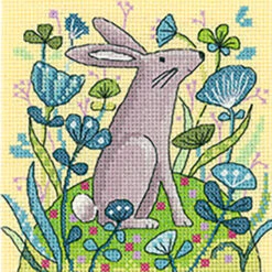 Woodland Creatures Cross Stitch Kit - Hare