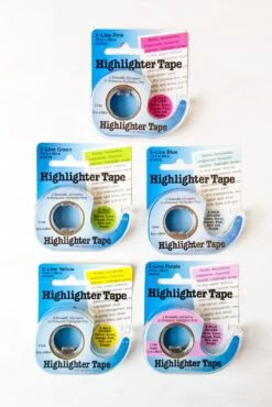 Highlighter Tape For Cross Stitch Charts 8 Highlighter Tape For Cross Stitch Charts -Olympus Handmade Store highlighter tape 2