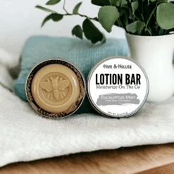 Handcrafted Solid Lotion Bar 16 Handcrafted Solid Lotion Bar -Olympus Handmade Store hive holler lotion bar eucalyptus mint