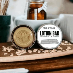 Handcrafted Solid Lotion Bar 20 Handcrafted Solid Lotion Bar -Olympus Handmade Store hive holler lotion bar oatmeal honey