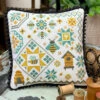 Honeybee Quaker Cross Stitch Pattern 2 Honeybee Quaker Cross Stitch Pattern -Olympus Handmade Store honeybee quaker