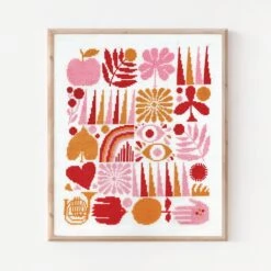 Harvest Grid Cross Stitch Kit