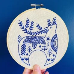 Hygge Reindeer Hand Embroidery Kit