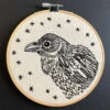 Nevermore Raven Hand Embroidery Kit -Olympus Handmade Store hook link tinker embroidery kit nevermore 1