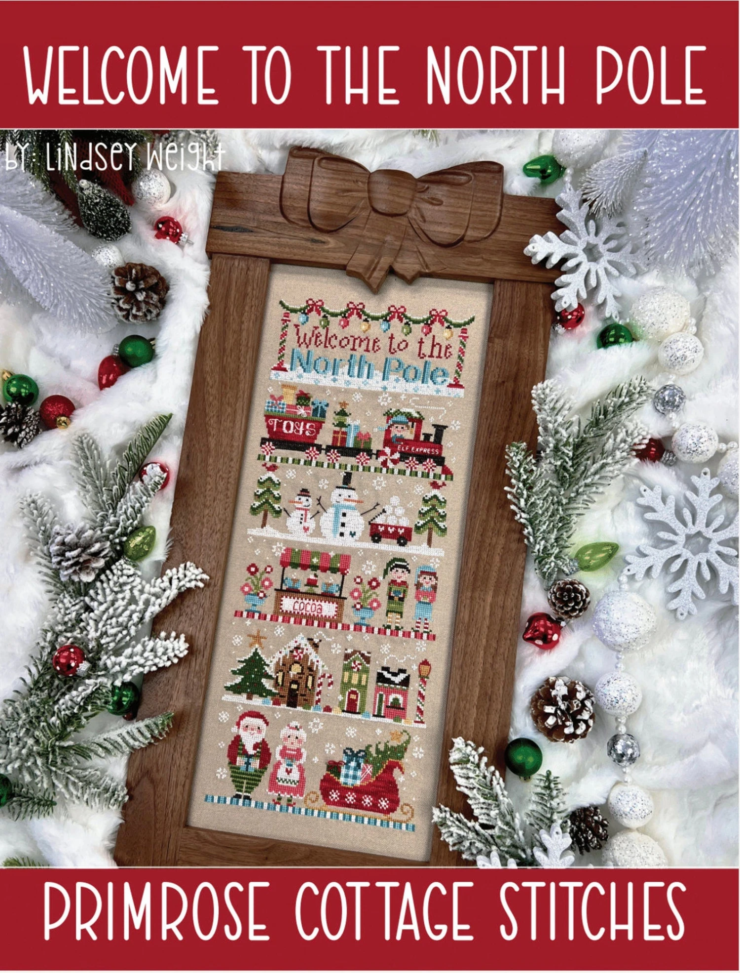 Welcome To The North Pole Cross Stitch Pattern 4 Welcome To The North Pole Cross Stitch Pattern - Image 2