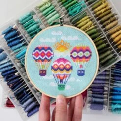Hot Air Balloons Cross Stitch Kit -Olympus Handmade Store il fullxfull.6500322811 qzex