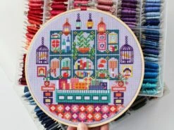 Saffron's Studio Cross Stitch Kit (Murder Mystery Series) -Olympus Handmade Store il fullxfull.6500333743 550n