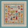 Patchwork Beach (Patchwork De La Plage) Cross Stitch Pattern 1 Patchwork Beach (Patchwork De La Plage) Cross Stitch Pattern -Olympus Handmade Store jardin prive cross stitch pattern patchwork beach 01