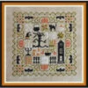 Patchwork Halloween Cross Stitch Pattern -Olympus Handmade Store jardin prive cross stitch pattern patchwork halloween 1