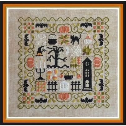 Patchwork Halloween Cross Stitch Pattern 3 Patchwork Halloween Cross Stitch Pattern