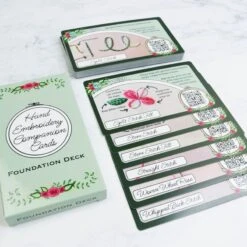 Hand Embroidery Companion Cards -Olympus Handmade Store jessica long embroidery companion cards 03