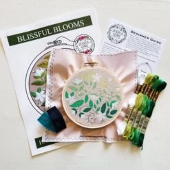 Olympus Handmade Store 12 Olympus Handmade Store -Olympus Handmade Store jessica long embroidery kit blissful blooms 02