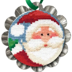 Tart Tin Cross Stitch Ornament Kit - Jolly Reindeer -Olympus Handmade Store jolly tart tin ornaments f4fc020e fe0d 4011 8931 a9a17c9c4db3
