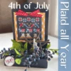 4th Of July Cross Stitch Pattern -Olympus Handmade Store july4