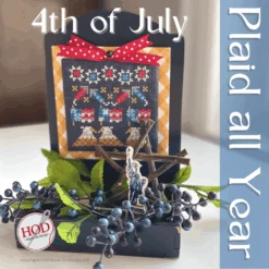 4th Of July Cross Stitch Pattern