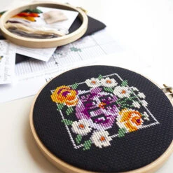 Be Bold Cross Stitch Kit -Olympus Handmade Store junebug and darlin cross stitch kit be bold 3