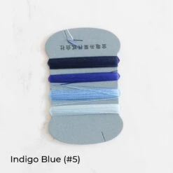 Kinkame Silk Hand Sewing Thread -Olympus Handmade Store kinkame silk thread 05 indigo blue