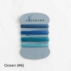 Kinkame Silk Hand Sewing Thread -Olympus Handmade Store kinkame silk thread 06 ocean