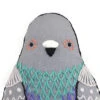 Hand Embroidered Plushie Doll Kit - Pigeon -Olympus Handmade Store kiriki press 07