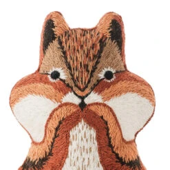 Hand Embroidered Plushie Doll Kit - Chipmunk